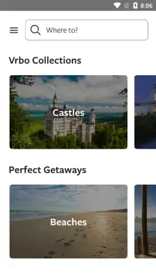 Vrbo android App screenshot 1