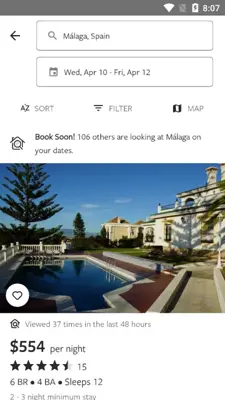 Vrbo android App screenshot 4